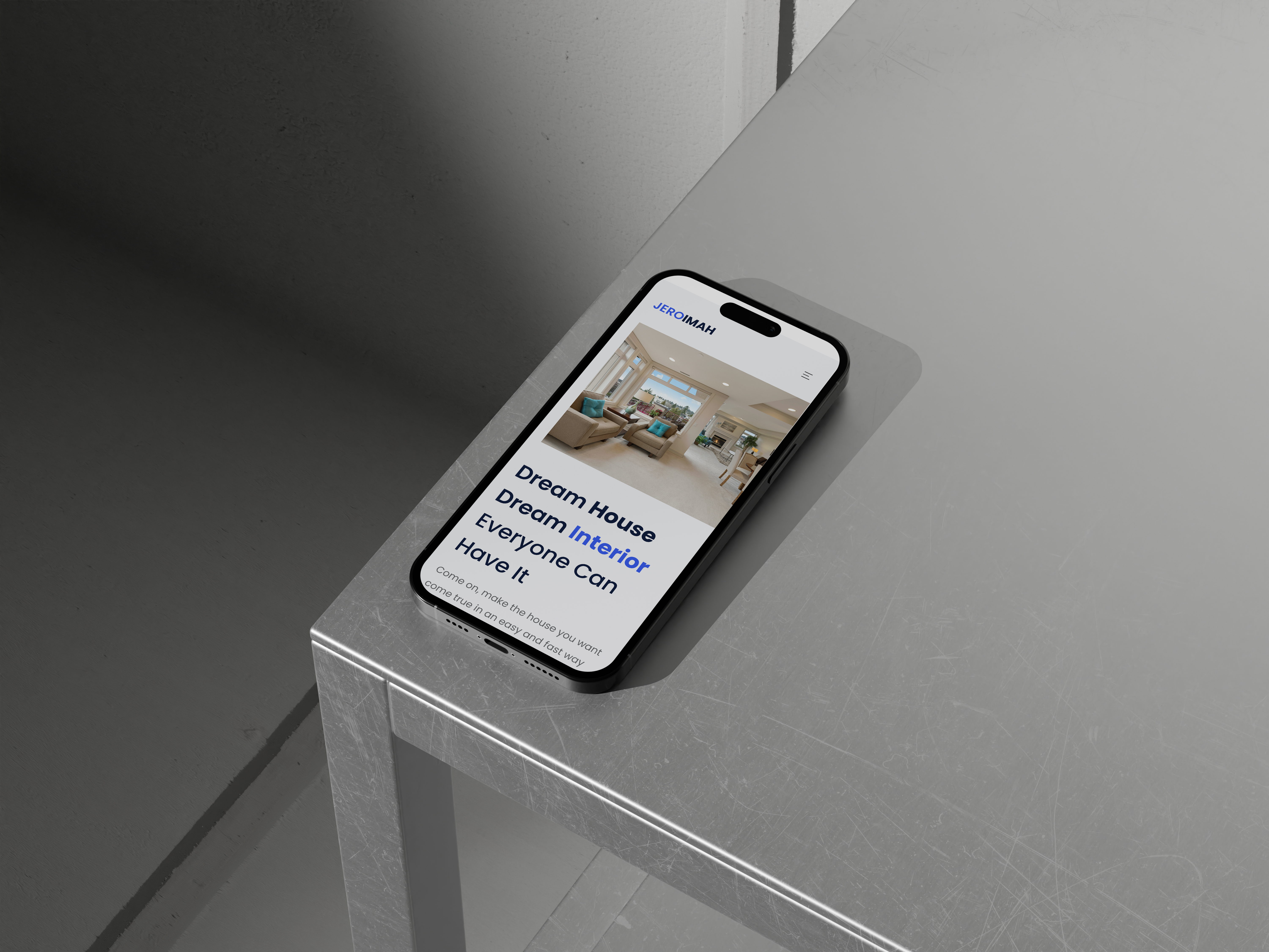 picture of an iPhone on a table displaying a website